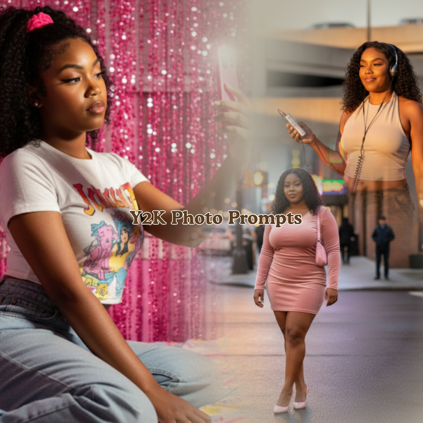 BOSS - 50 Real Y2K Photo Prompts Mixed Era, Mixed Energy