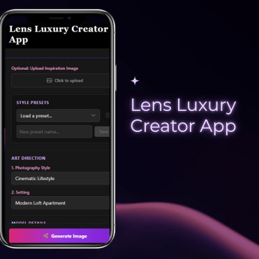 Lens Luxury Creator App