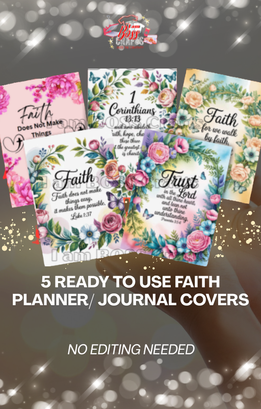 5 READY TO USE FAITH PLANNER