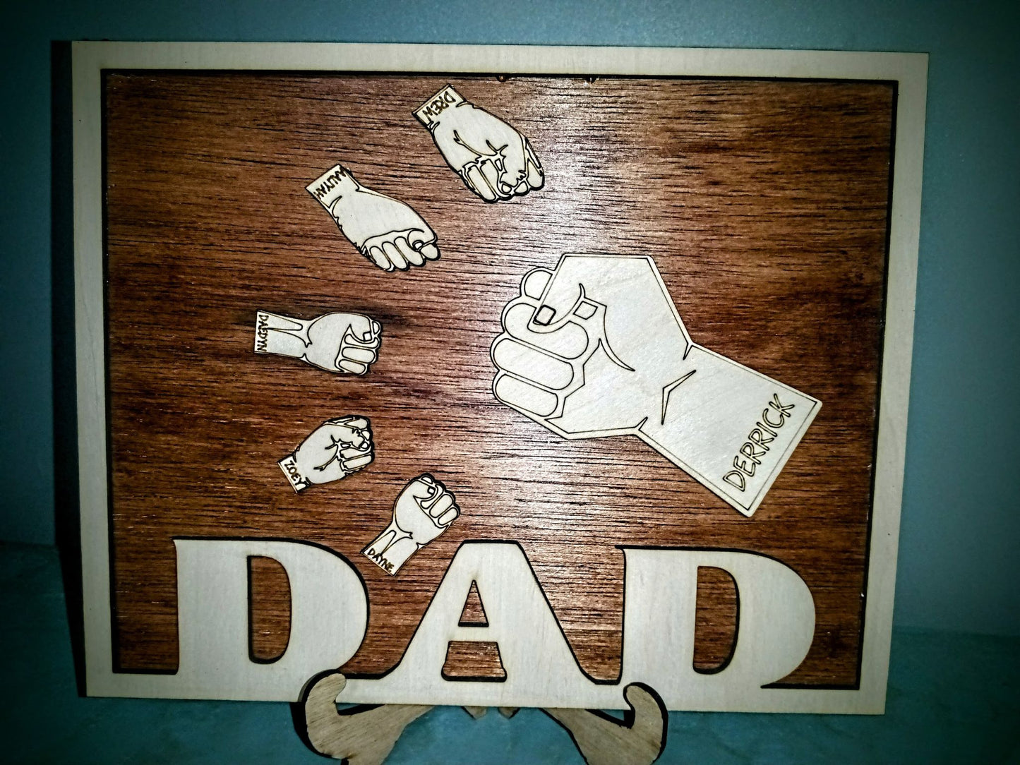 Fathers Day Fist Bump Sign