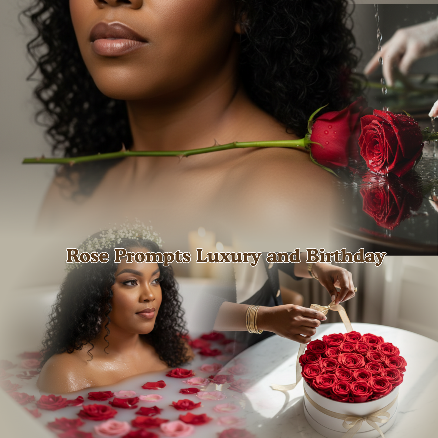 ROSE PROMPTS LUXURY AND BIRTHDAY