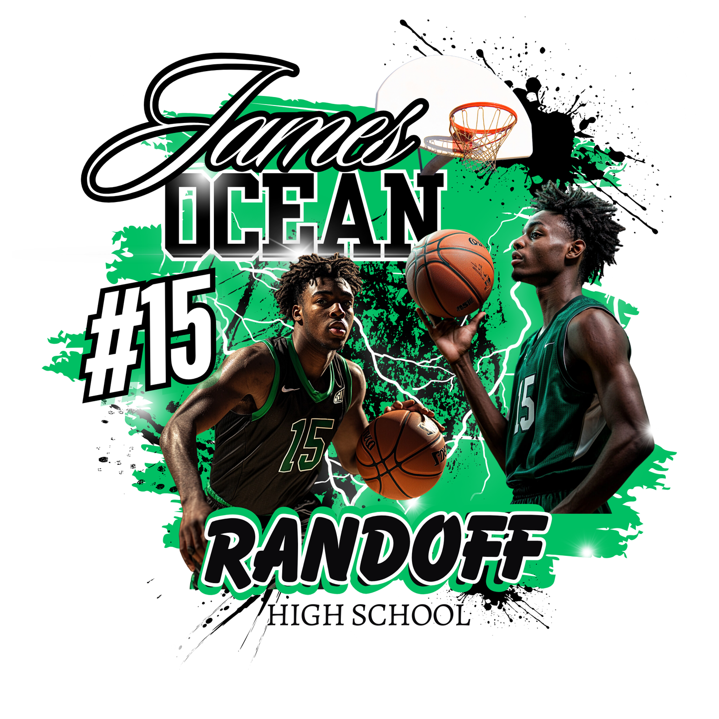 Basketball Canva Template Bundle (30 T-Shirt Designs) – Editable Instant Download | Resell Friendly