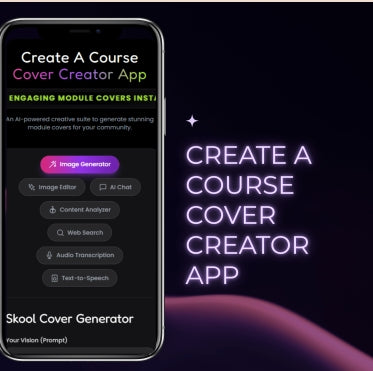 Create a course cover creator