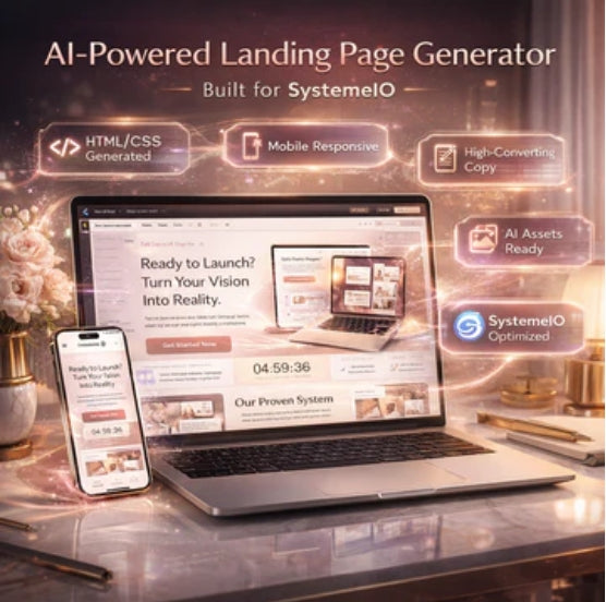 ConvertFlow AI Builder App - SYSTEME IO DESIGNER PRO APP