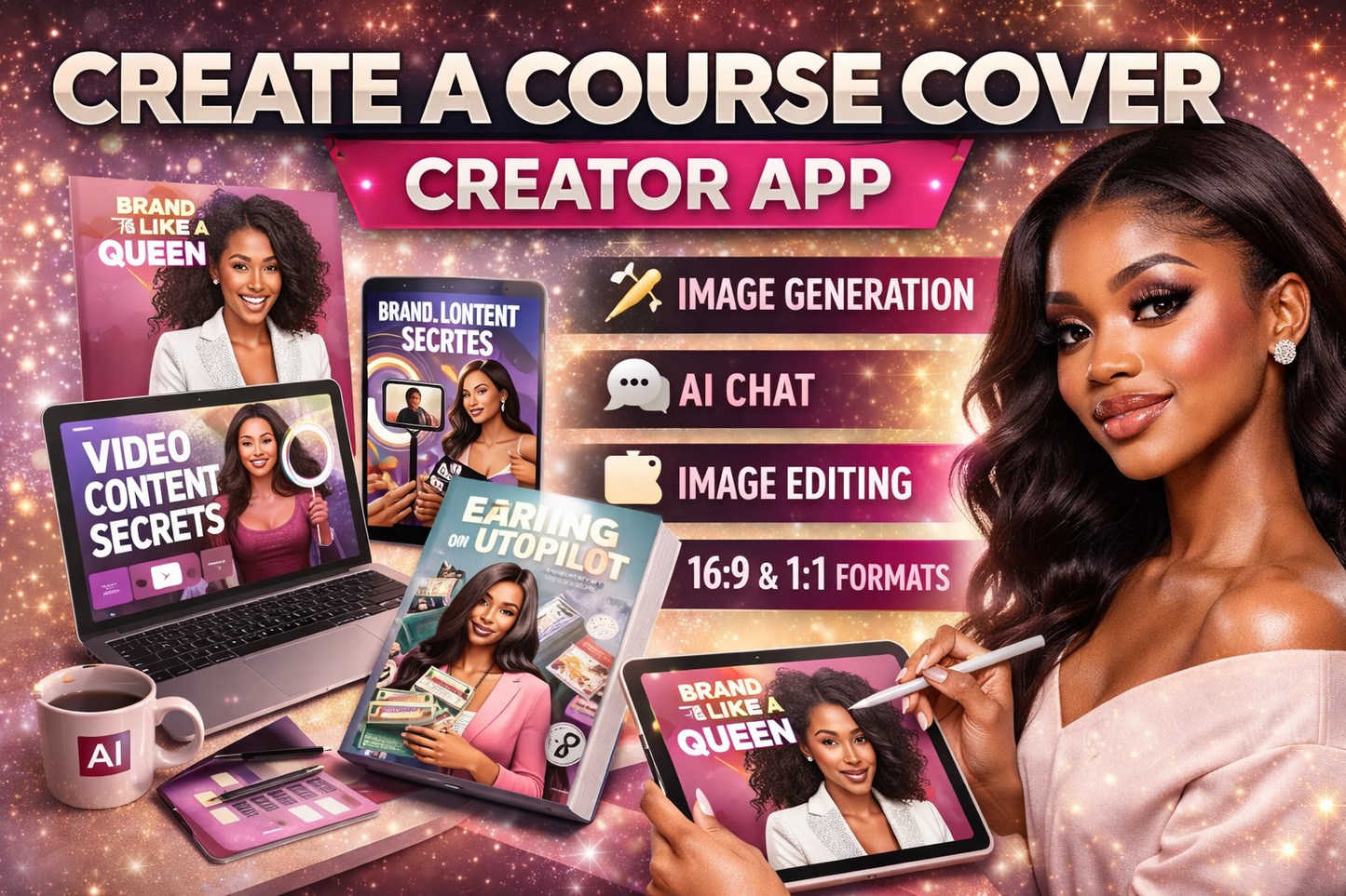 Create a course cover creator