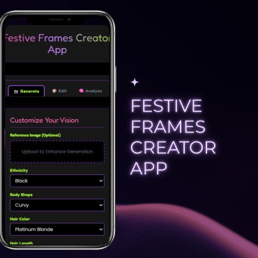 FESTIVE FRAMES CREATOR APP