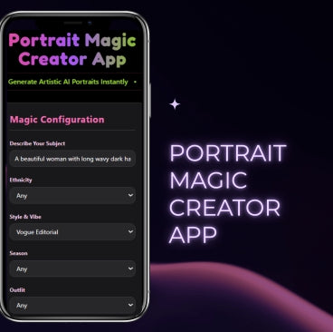 PORTRAIT MAGIC CREATOR APP