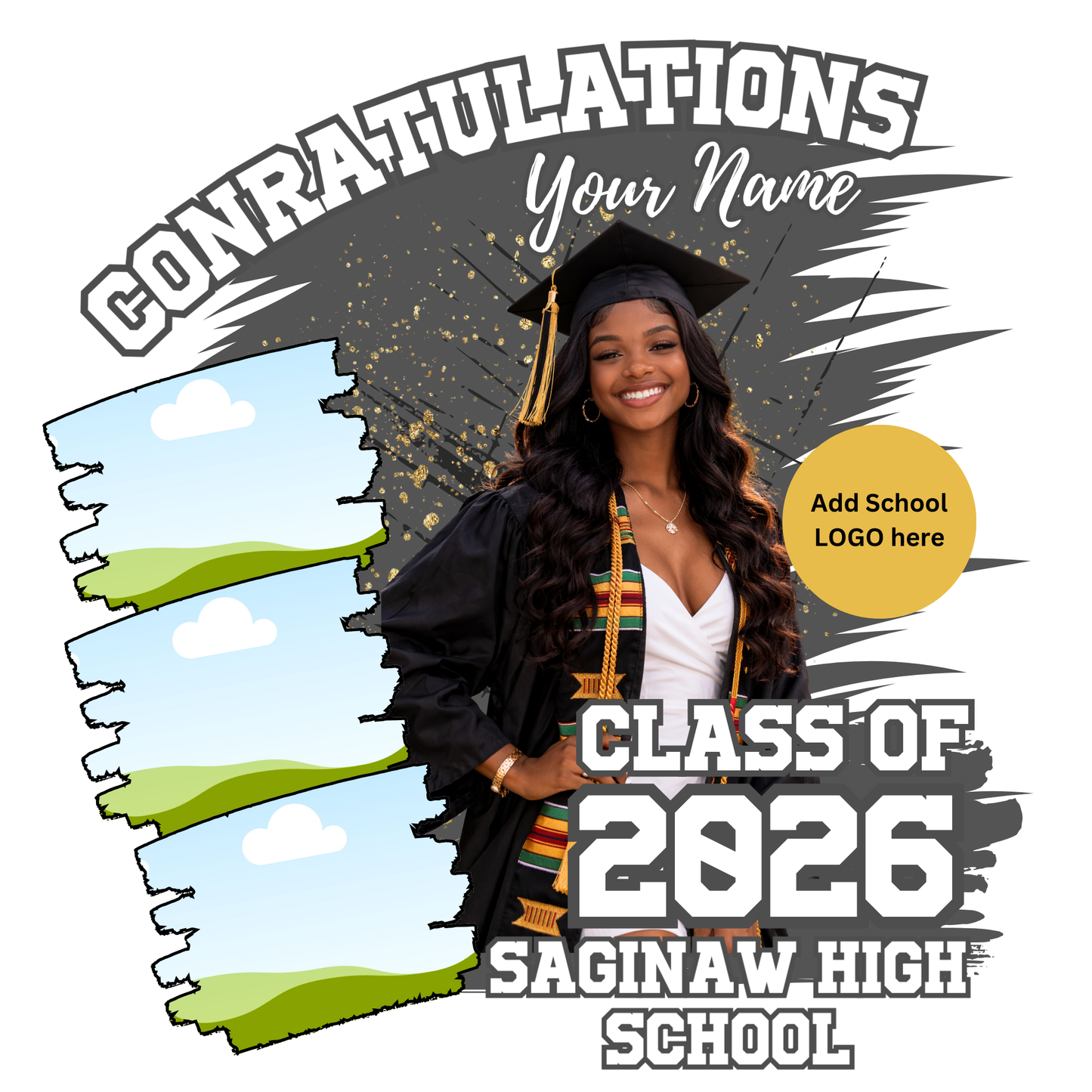 2026 Graduate Canva Template Bundle – 20 Editable Graduation Designs | Instant Download | Resell Friendly