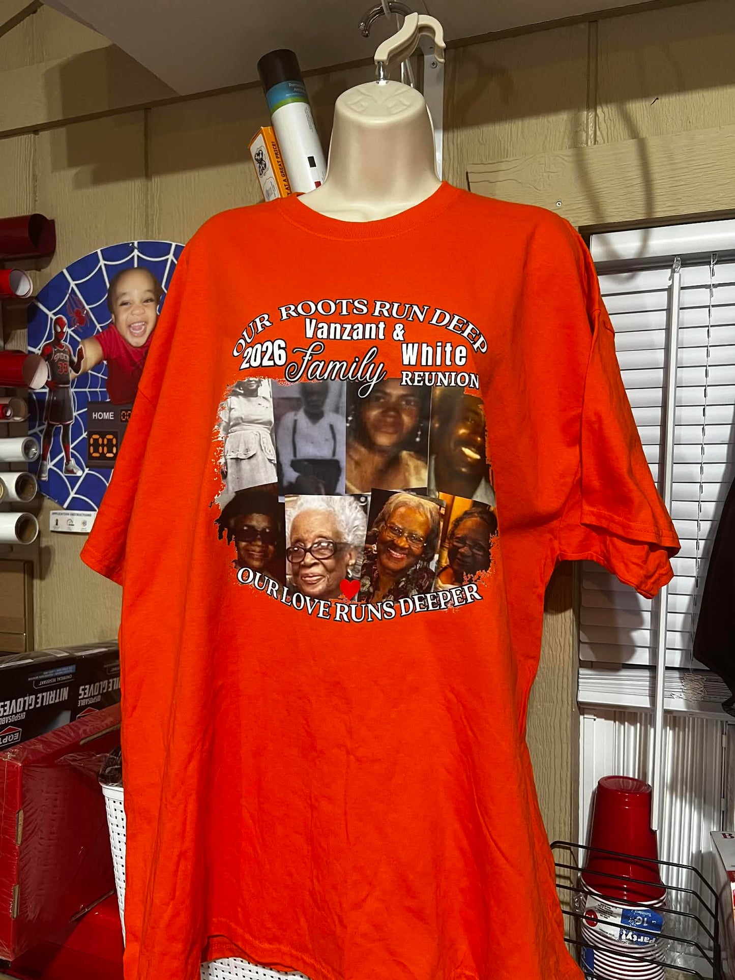 Orange - Short Sleeve TShirt (Family Reunion)